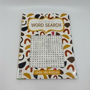 Large Print Word Search Book